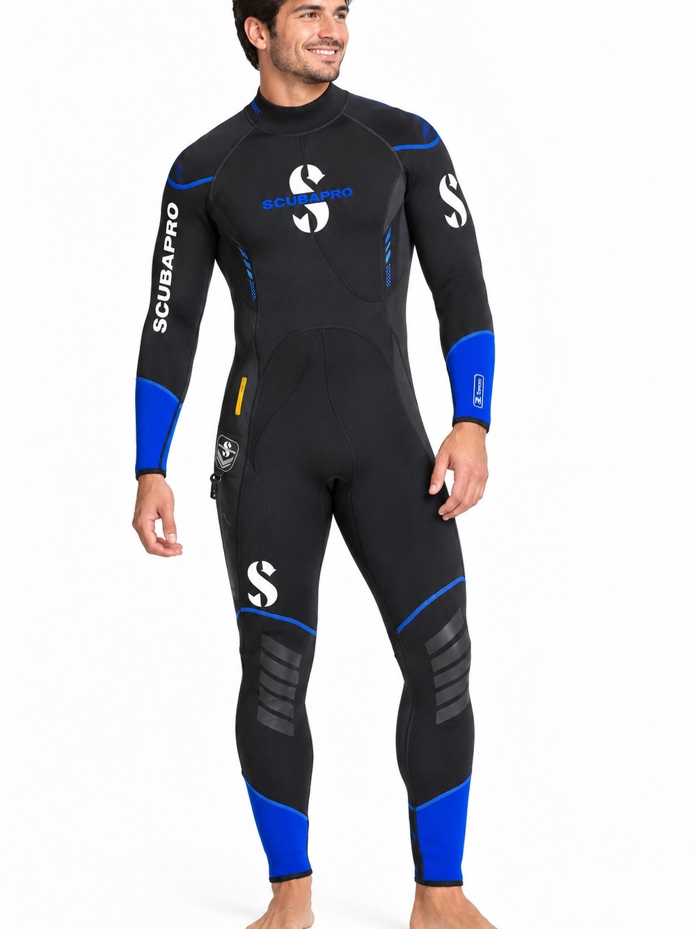 SCUBAPRO Sport 2.5mm Men’s Wetsuit M Black Blue Full Scuba Diving Suit